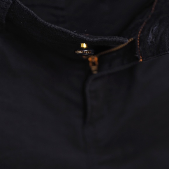 Tory Burch | navy cotton blend pants size 30 - Picture 5 of 7